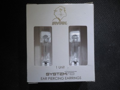 Studex System 75 4.5mm AB Crystal Fireball Stud Earrings
