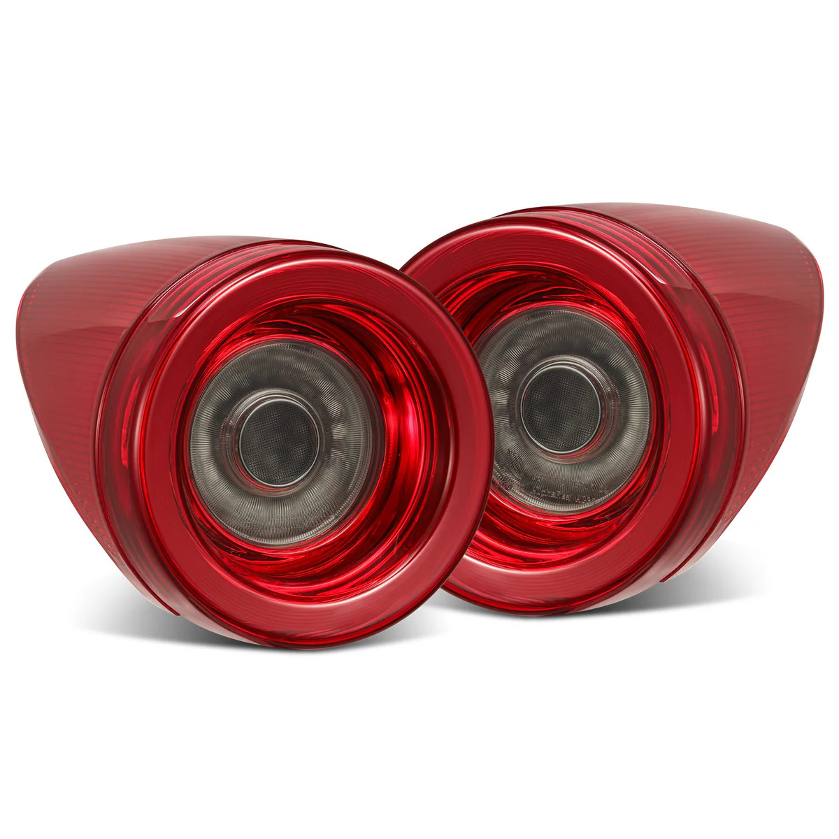 AlphaRex 668002 NOVA-Series Prismatic LED Tail Lights for 2010-2015 Ferrari 458