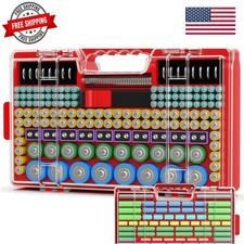 Battery Organizer Storage Holder Box Case with Tester, Ultra-Large 280 Batte...