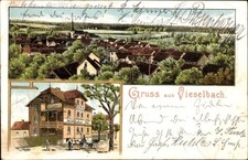 Litho Vieselbach Erfurt in Thüringen, Panorama, Restaurant... - 10850846