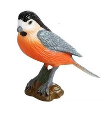 Eurasian Bullfinch Bird Animal Figure Toy PVC Doll Small Figurine Birthday Gifts