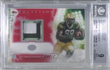 2015 Topps Inception Rookie Red 48/50 Ty Montgomery #RP-TM BGS 9 MINT Patch s6i