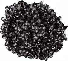 Cousin DIY 5mm Black Sequins,Beads