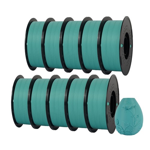 Filamento stampante 3D Kingroon 10 kg Pla opaco PLA+ PETG seta alta velocità PLA 1,75 mm - Foto 31 di 31