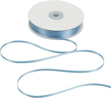 Solid Color Satin Ribbon 1/8 Inch X 100 Yards Roll Ribbon Double Faced for Craft