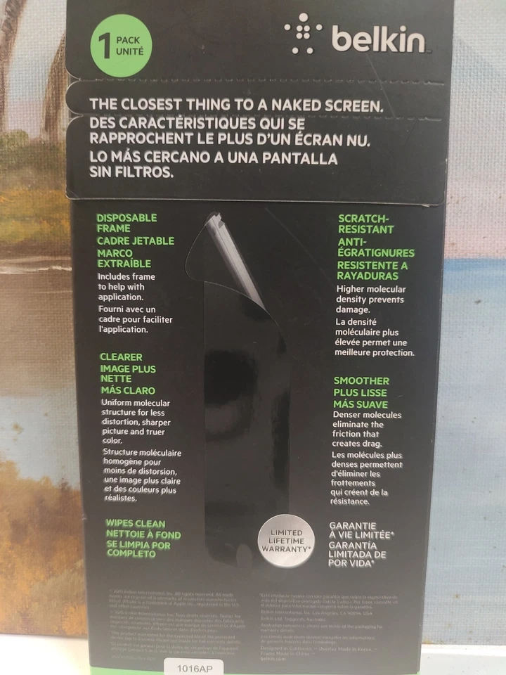 Belkin trueclear invisiglass iPhone 6plus/6s Plus premium glass protection - Image 2 of 2