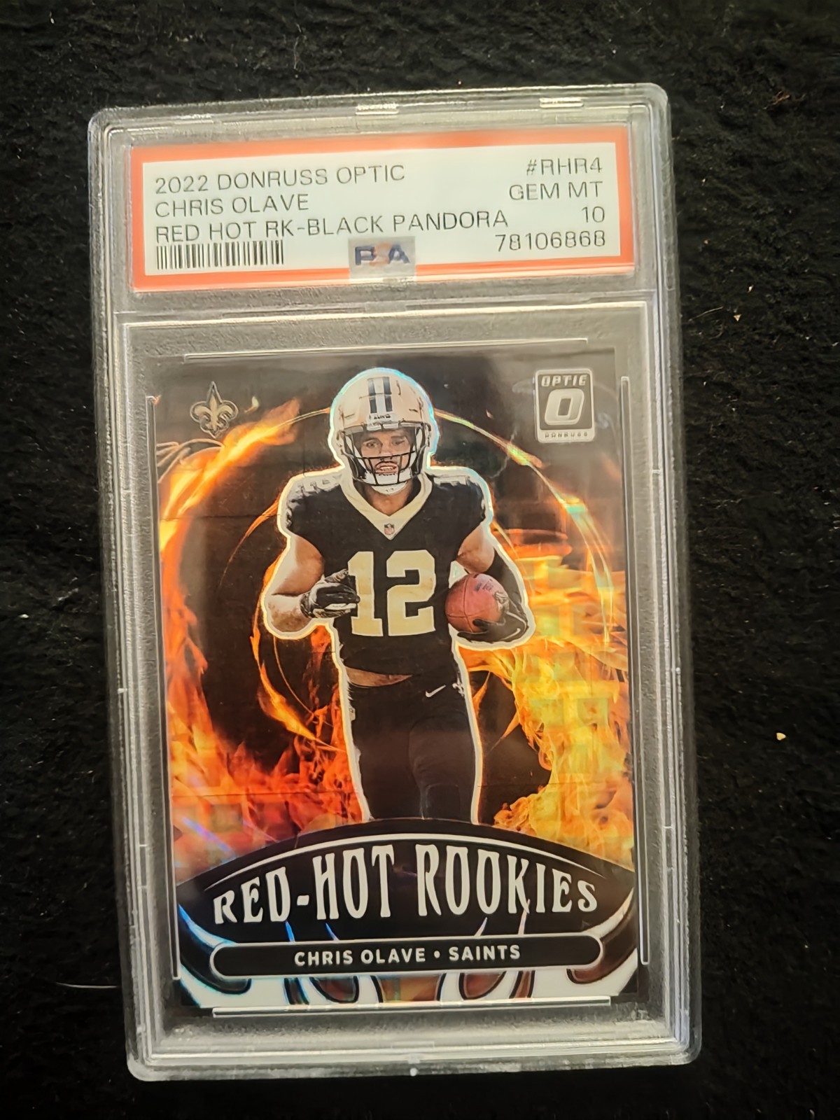 2022 Panini Donruss Optic - Rookie Kings Chris Olave Black Pandora 11/25