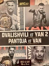 Lot Of (10) UFC 323 Promo Poster Dvalishvili vs Yan 2