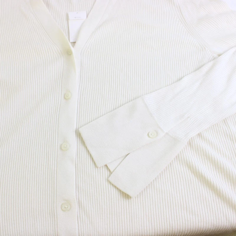 Cárdigan Banana Republic crema manga larga para mujer talla XL nuevo con etiquetas Foto 3 de 4