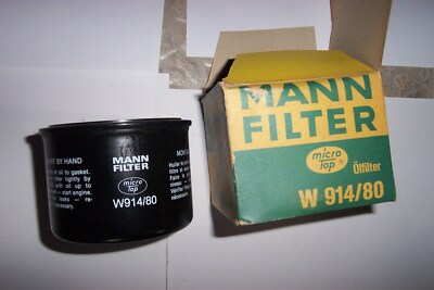 MANN W 914/80 OIL FILTER 1 PIECE FOR HONDA CIVIC 1200 SB1-SB2 - ACCORD 1.6 L-EX