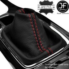 ROT NAHT LEDER HANDBUCH SCHALTMANSCHETTE SCHALTSACK F?R HONDA HR-V HRV 14-19