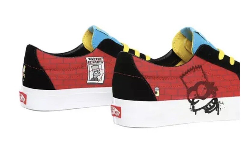 The Simpsons x Vans Sk8-Low El Barto Old Sokol Youth Size 13 | eBay