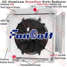 3 Row Radiator Shroud Fan For 65 Dodge D100 Pickup 5.2l V8 1961-1969