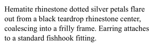 Paparazzi Black Rhinestone & Hematite *Eat, Drink and BEAM Merry Silver Hook New - Picture 10 of 10