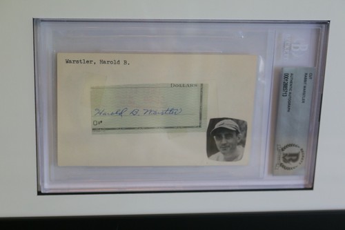 1934 Baseball Tour of Japan (5) Autograph Display w/ Babe Ruth Colorized Photo - Picture 5 of 7