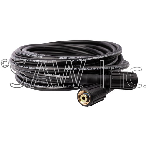 7116564 Simpson PVC Hose 1/4" x 35 ft 3200 Max PSI Dual M22 Twist Connections - Picture 3 of 4
