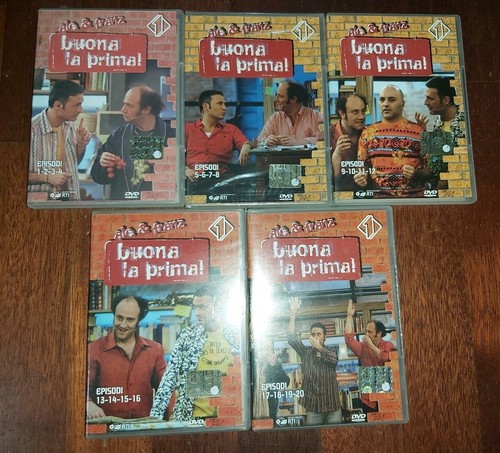 6 DVD BUONA LA PRIMA ALE E FRANZ + E' TANTO CHE ASPETTI E LIVE DVD + LIBRI