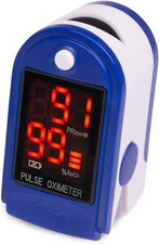 Roscoe Medical Finger Pulse Oximeter Oxygen Saturation Monitor - Pulse Ox Finger