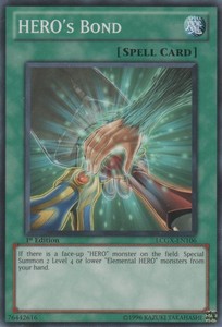 HERO'S Bond - LCGX-EN106 - Common - Unlimited Edition x3 - Near Mint