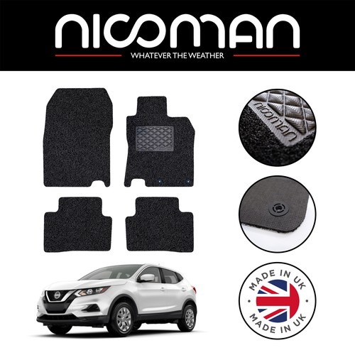 Nissan Qashqai MK2 20142019 Tailored Car Floor Mats 4pcs Set with