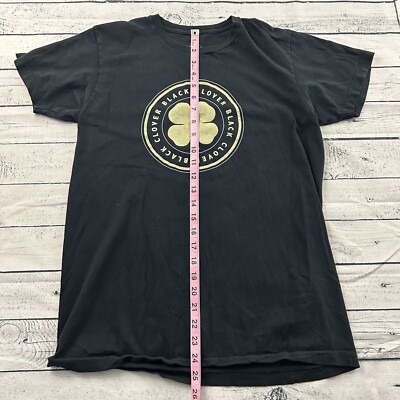 Black Clover Live Lucky Short Sleeve T Shirt Men's Medium Black Clover Live Lucky Short Sleeve T Shirt Men's Medium