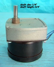 Hurst Model PB P/N 3204-029 Geared Permanent Magnet AC Synchronous Motor