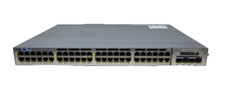 Cisco Catalyst 3750-X WS-C3750X-48PF-S C3KX-NM-10G 48-Port Ethernet Switch
