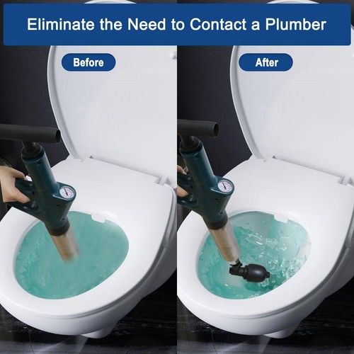 Toilet Plunger High Pressure Toilet Air Drain Blaster Plunger clog remover fo... - Picture 7 of 7