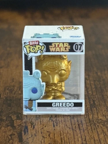 Funko Bitty Pop Star Wars 07 Greedo RARE *Gold 1/32* Chase Collectible Mini
