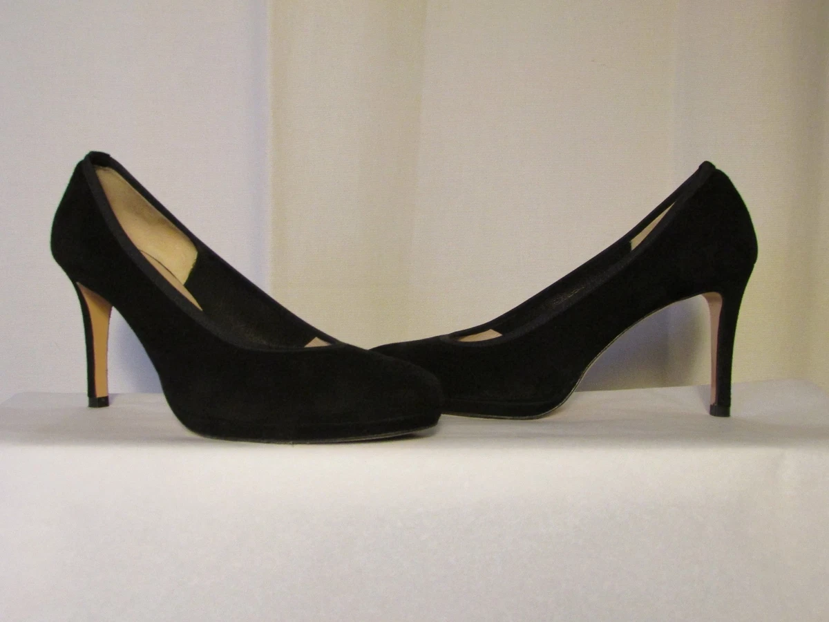 Escarpins Talons Le Saunda Femme Daim Noir Nœud - Pointure 38 - Occasion