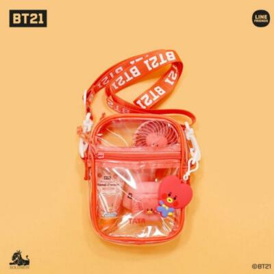 BT21 COOKY PVC clear Shoulder bag BT21 Official Goods TATA