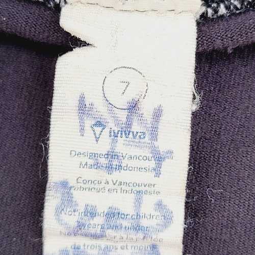Ivivva by Lululemon Girl's Black & Gray 1/4 Zip Athletic Pullover - size 7 - Picture 4 of 4