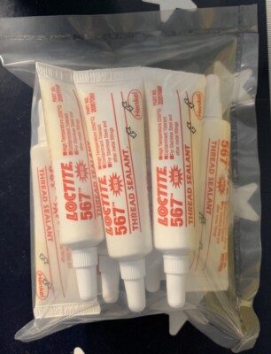 10X LOCTITE 567 6mL Thread Sealant  for Stainless & All Metals 2087068  10 Tubes