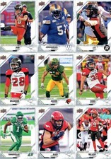 2019 UD UPPER DECK CFL COMPLETE BASE SET 1-200