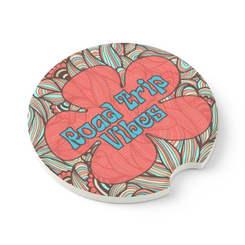 Speckstein Auto Untersetzer "Road Trip Vibes" - Bild 4 von 8