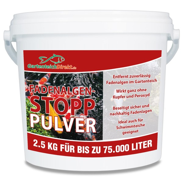 (9,80€/1Kg) Fadenalgenvernichter Gartenteich Algenvorbeugung Fadenalgen Stopp-image