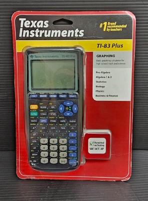 Texas Instruments TI-83 Plus Graphing Calculator Factory Sealed New