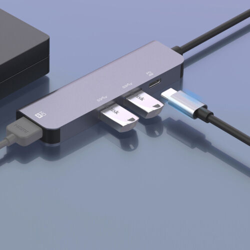 Usb hub Type-c converter Screen Sharing 4K HDMI Splitter Adapter dock station - Picture 1 of 6