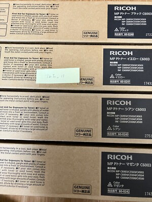 Customs duty borne seller,Ricoh Toner 2SET MP C6003 MP C5503 MP C4503 MP C6004.
