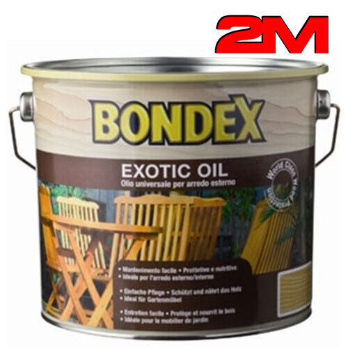 BONDEX EXOTIC OIL Olio universale per arredo esterno Incolore