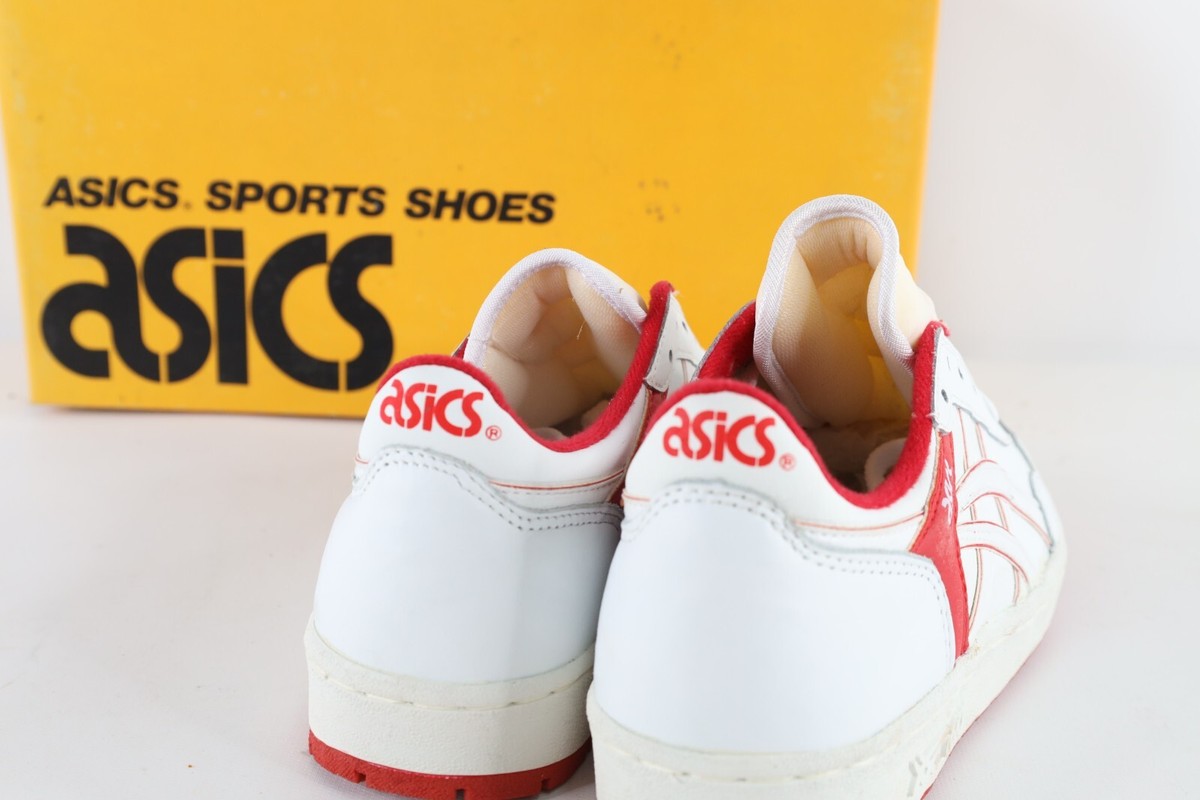 NOS Vintage 90s Asics Mens Size 6 Spell Out Outrage Lo Sneakers Shoes White Red NOS Vintage 90s Asics Mens 6 Spell Out Gel Rage Lo Sneakers  main image 4