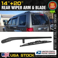 14" Rear Wiper Blade + 20" Rear Wiper Arm Set Rear Wiper Arm&Blades Windshield