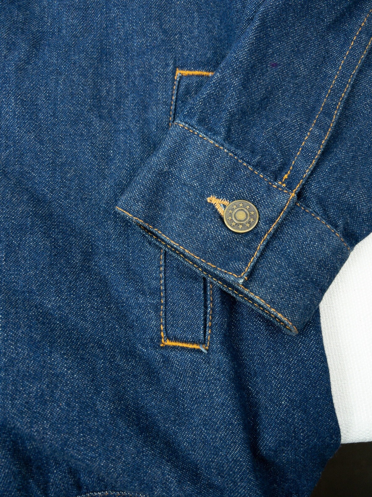 Silver Threads light jacket Embroidered Denim fal… - image 4