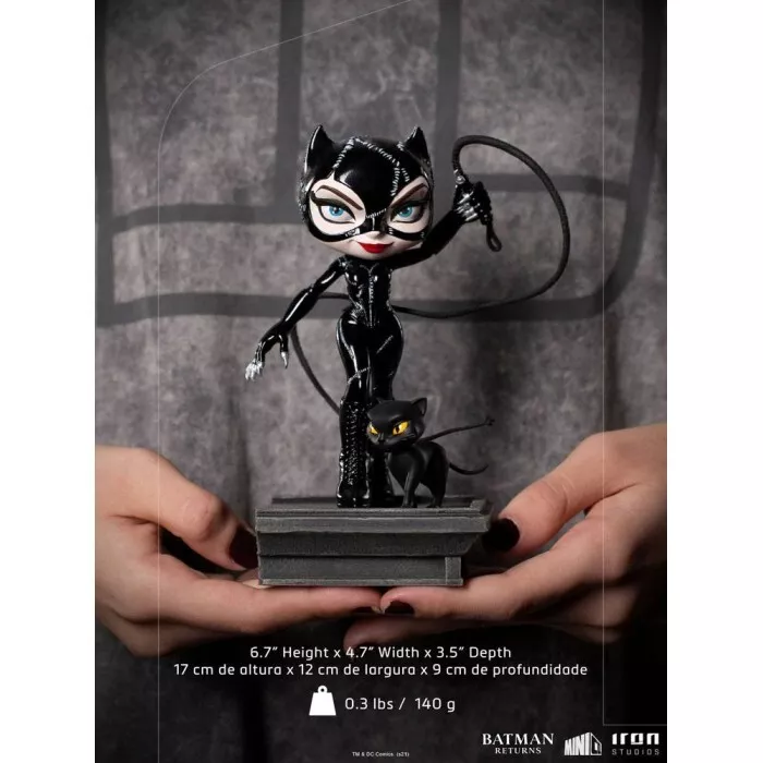 Action Figure Statuetta Mini-Co Catwoman (Michelle Pfeiffer) Batman Returns  DC C