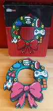 Think Geek 8-bit Wreath Weihnachtskranz Türkranz mit Licht Mario Nintendo Zelda