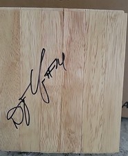 Daequan Cook Signed Piece Of NBA FLOOR BOARD Miami Heat No Coa