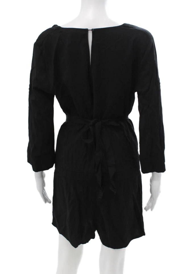Mono negro manga larga BCBGMAXAZRIA para mujer talla S Foto 3 de 4