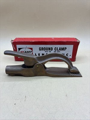 Lenco HIAMP Model 500 Welding Ground Clamp 500 Amps W/ Box USA