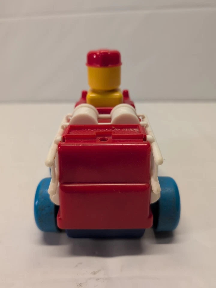 Tomy Vintage Original Firetruck Push 'N Go Toy Car 1975 - Image 4 of 4