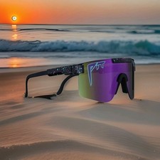 BRAND NEW Pit Viper Youth "Midnight" Sports Sunglasses for Boys Girls Age 3-8